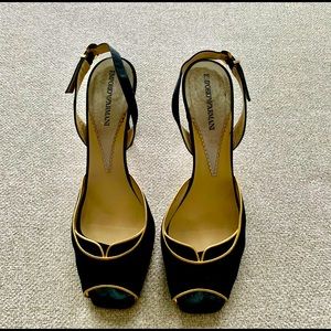 Satin heels by Emporio Armany